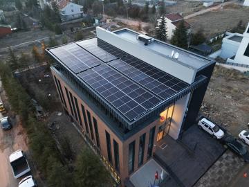 SOLMAZ BEY OFİS 41,7KWP ÇATI GES PROJESİ